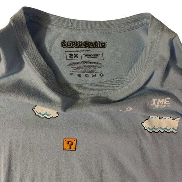 Thinkgeek Nintendo Super Mario T Shirt Mario Goomba & Pipe 2XL - Picture 4 of 4